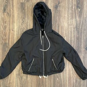 Black Forever 21 Bomber Jacket Size Small